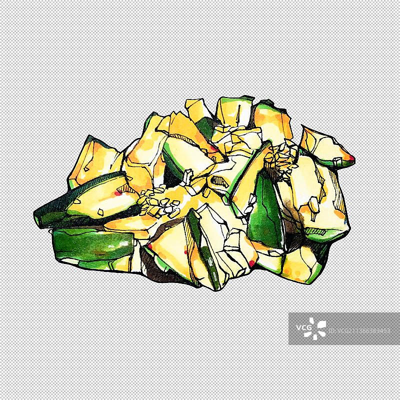 黄瓜 拍黄瓜 腌黄瓜 凉菜 开胃 前菜 美食食物餐饮菜单饮食图片素材