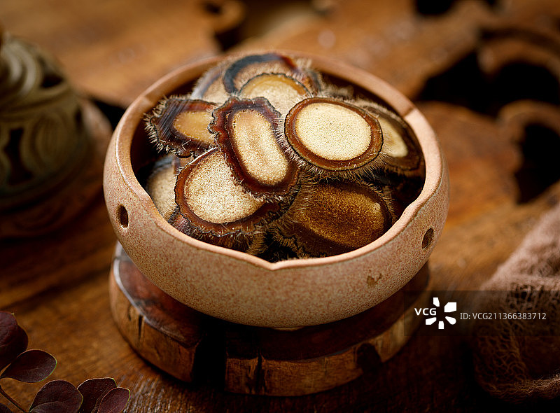 梅花鹿鹿茸半蜡片图片素材