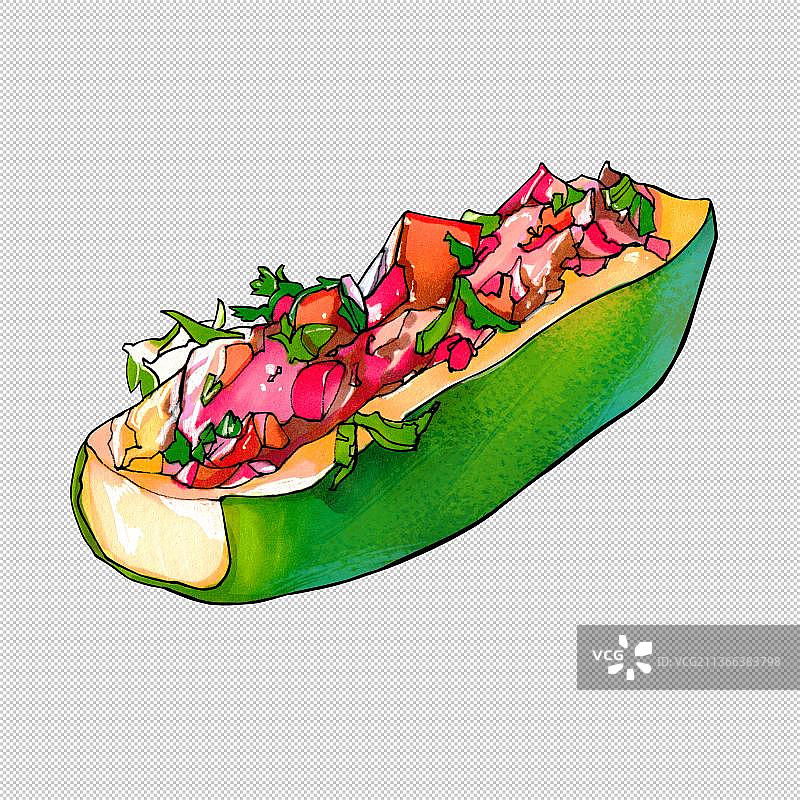 创意 料理 黄瓜 西餐 美食食物餐饮菜单饮食图片素材