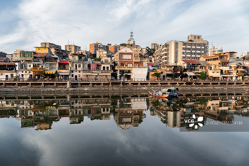 厦门沙坡尾倒影图片素材