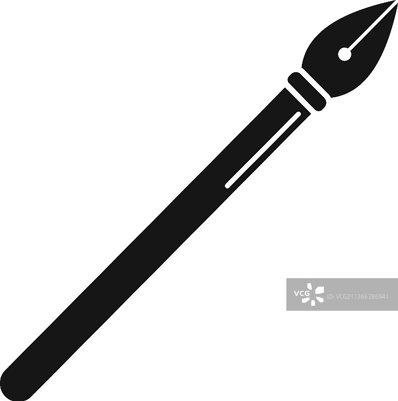 钢笔尖图标（简约网页路径）图片素材