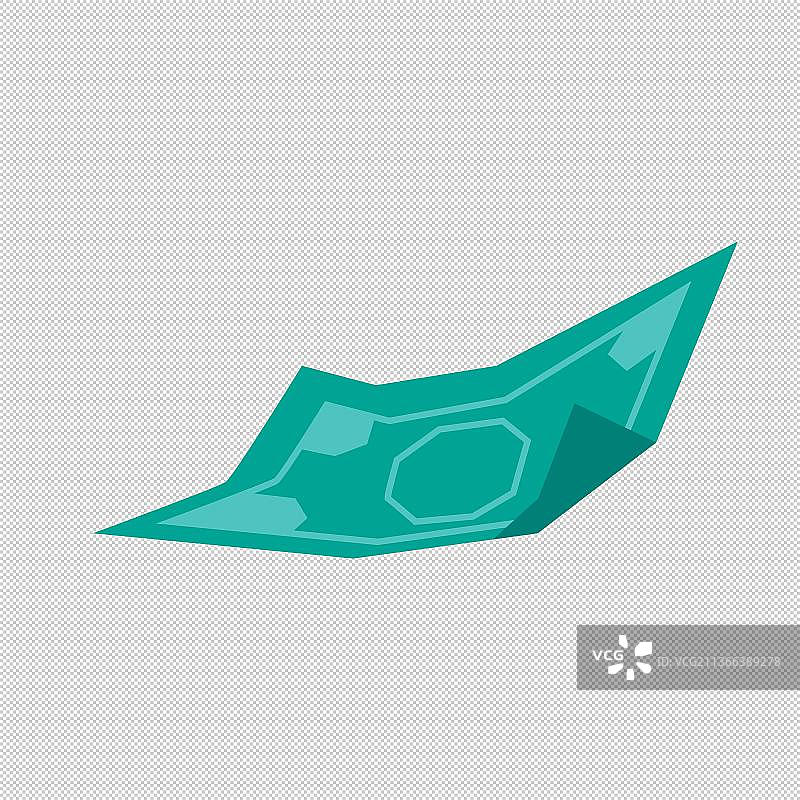 蓝绿色的纸币图片素材