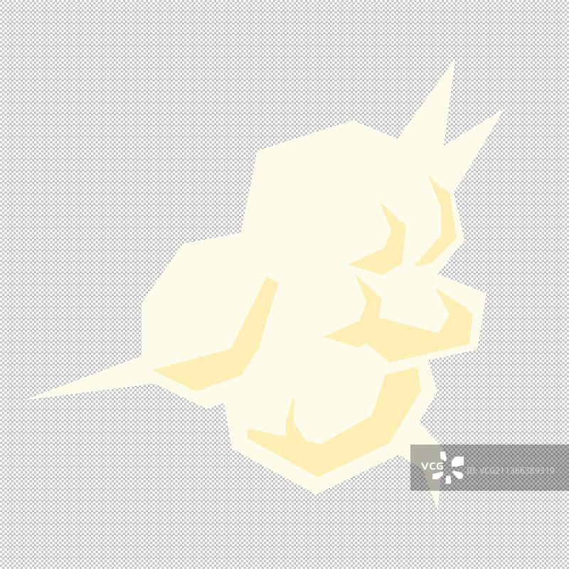 卡通爆炸效果图片素材