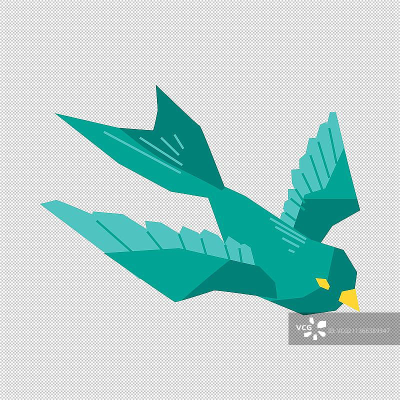 绿松石吞下鸟图片素材