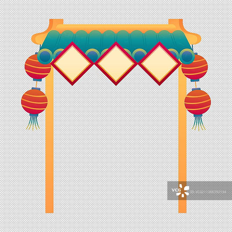 中国的大门图片素材