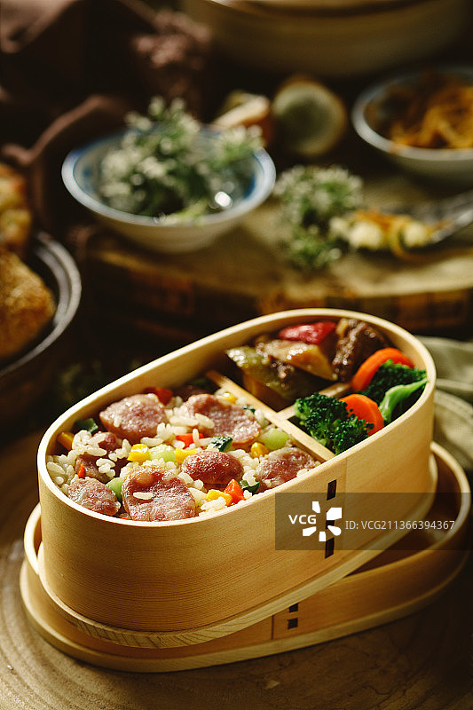 美味的日式便当图片素材