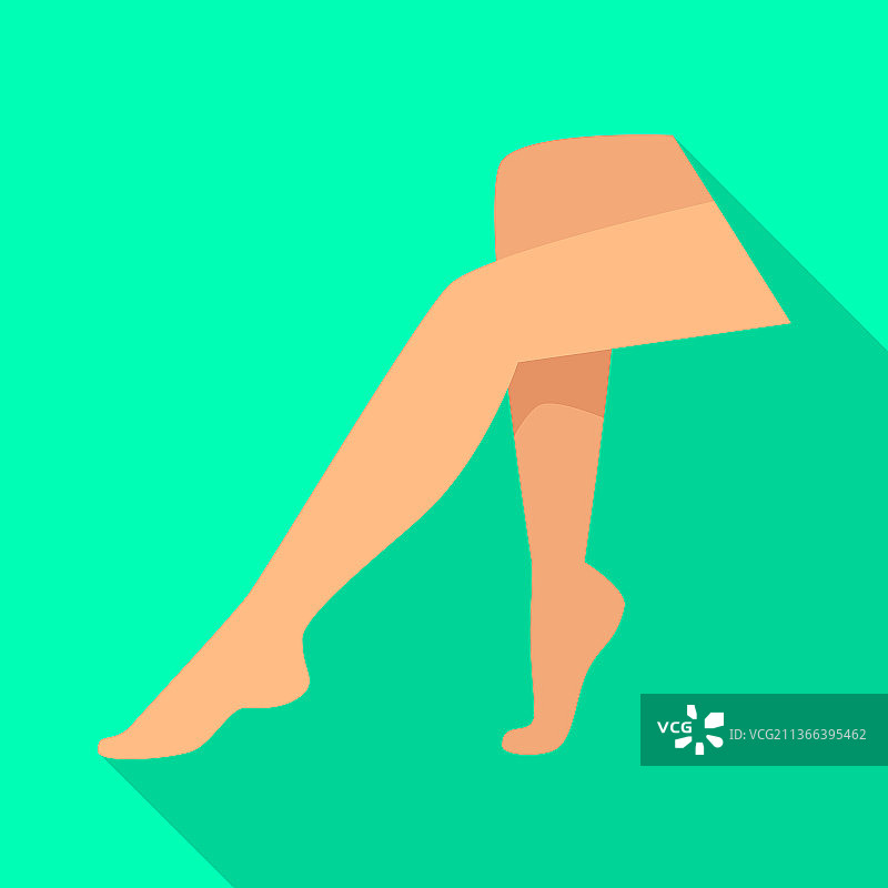腿部与女性标志设计合集图片素材