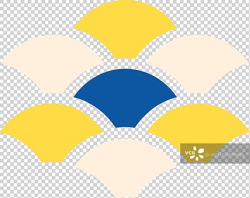 半圆波图图片素材