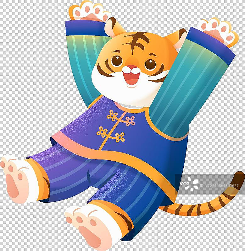 可爱农历虎年图片素材