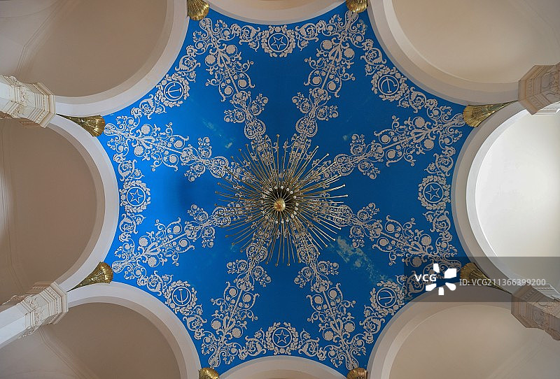 蓝色穹顶图片素材