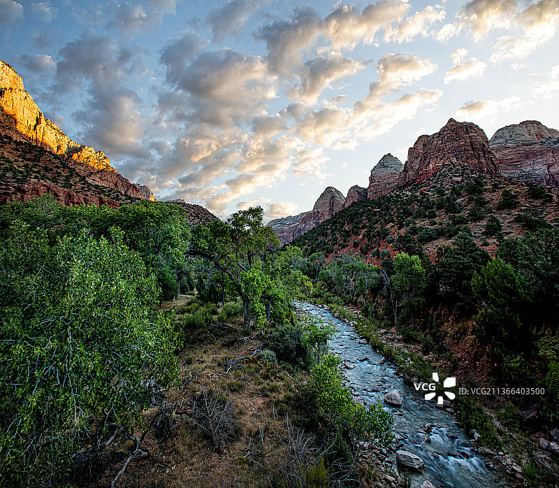 锡安国家公园犹他州图片素材