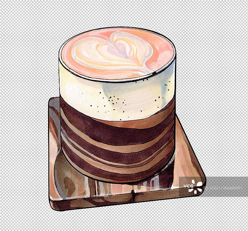 咖啡 拉花 澳白 拿铁 奶咖  美食食物餐饮菜单饮食图片素材