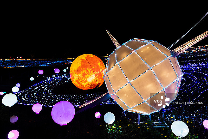 中国彩灯之乡四川自贡灯会图片素材