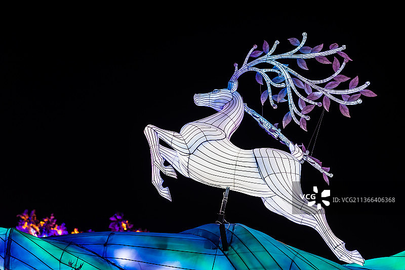 中国彩灯之乡四川自贡灯会图片素材