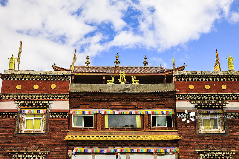 四川甘孜康定尼日寺图片素材