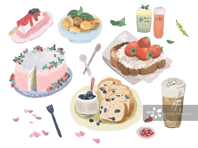 甜点元素图片素材