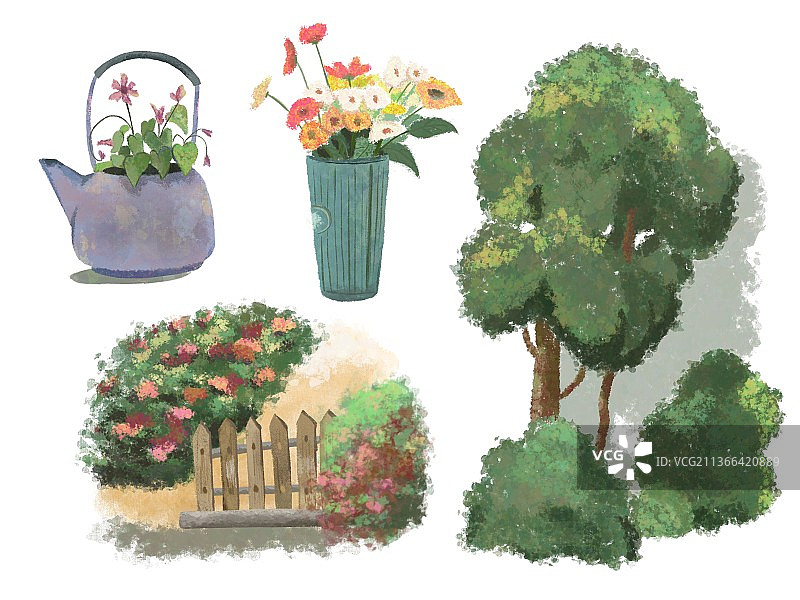 植物元素图片素材