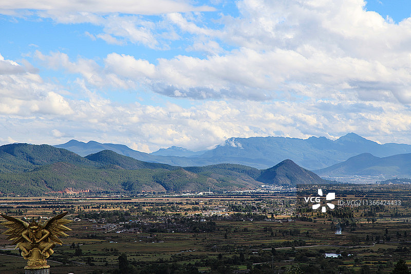 云南省丽江市玉龙纳西族自治县白沙乡玉水寨景区风光图片素材
