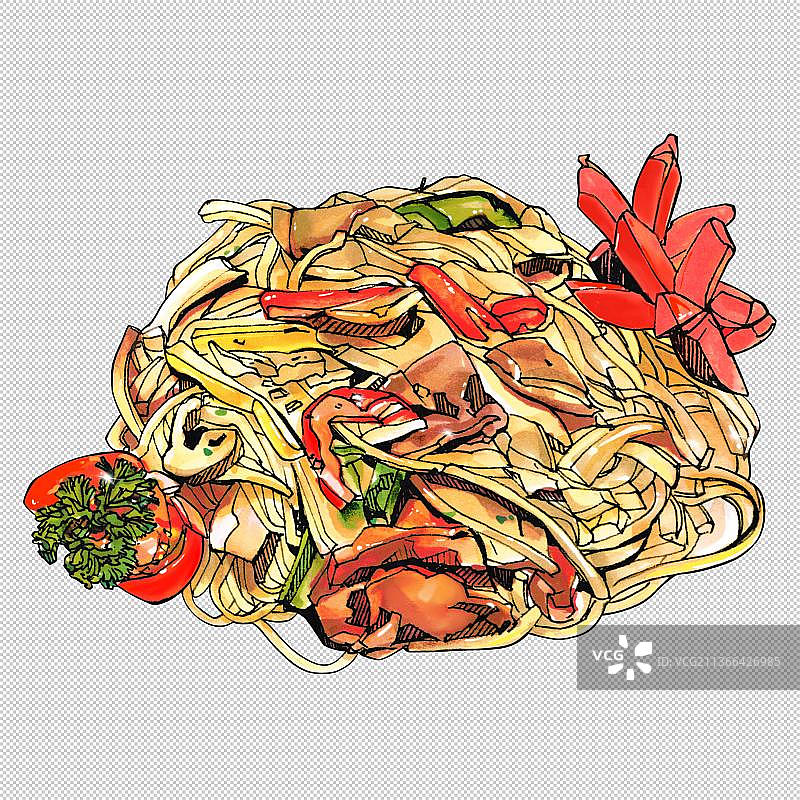 蘑菇 奶油 意面 意大利面 美食食物餐饮菜单饮食图片素材