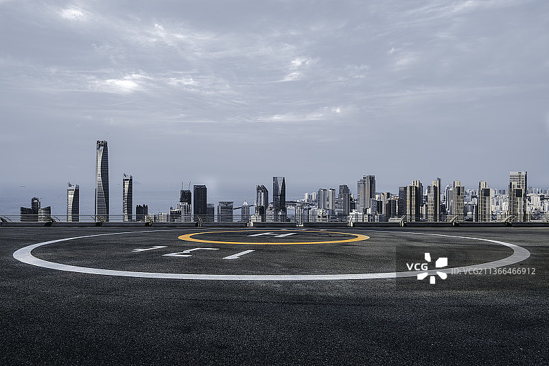 直升机停机坪图片素材