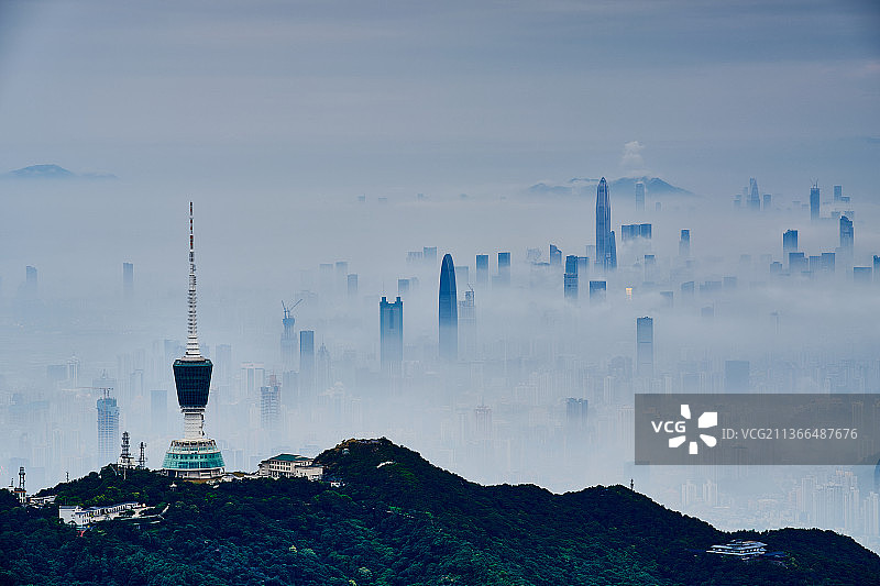 梦幻深圳图片素材