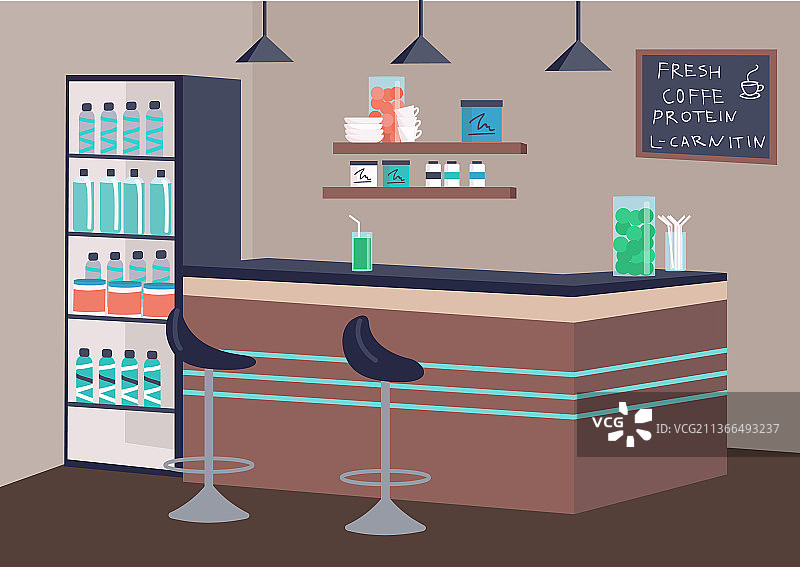 扁平风健身吧图片素材