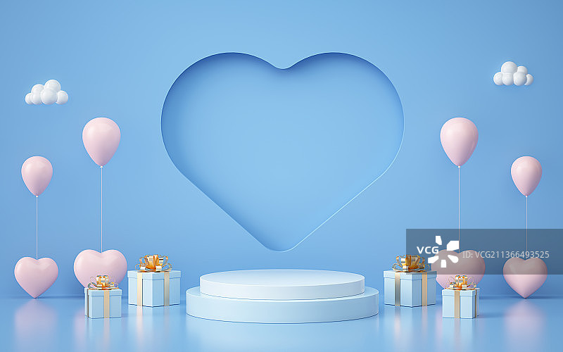 促销活动情人节场景背景图片素材