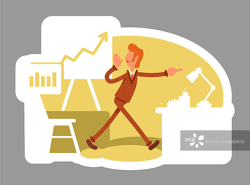 高级经理2D网页横幅海报图片素材