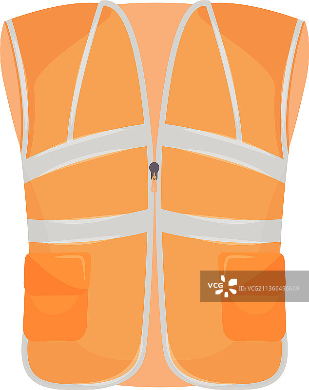 卡通防护背心图片素材