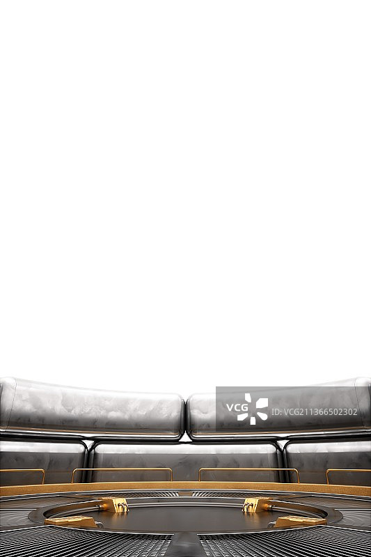 3D渲染的科幻展台图片素材