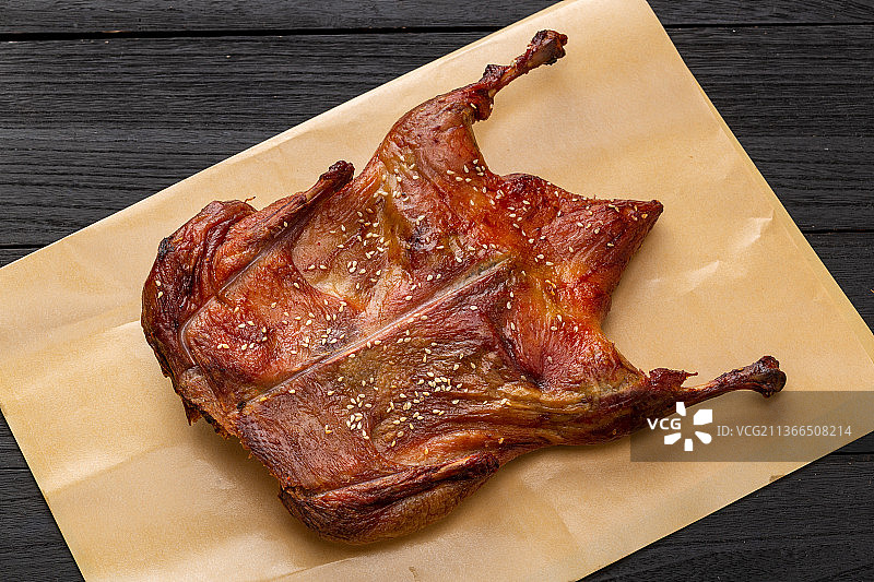 手撕烤鸭图片素材
