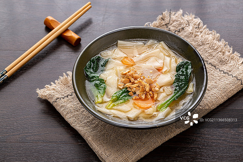 面食酸汤面叶图片素材