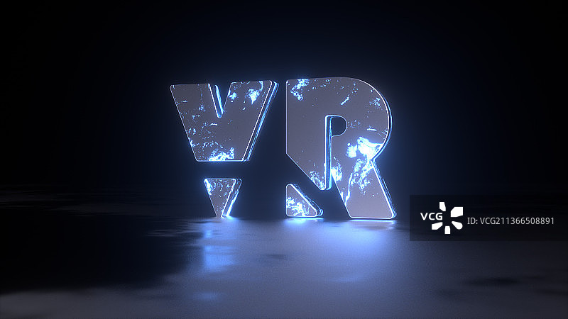 3D渲染VR虚拟现实技术概念插图图片素材