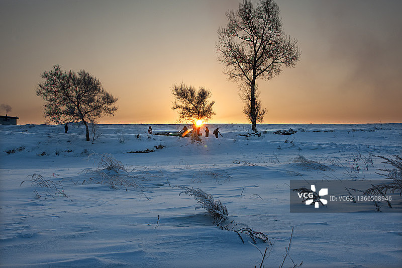 吉林，雾凇岛风景图片素材
