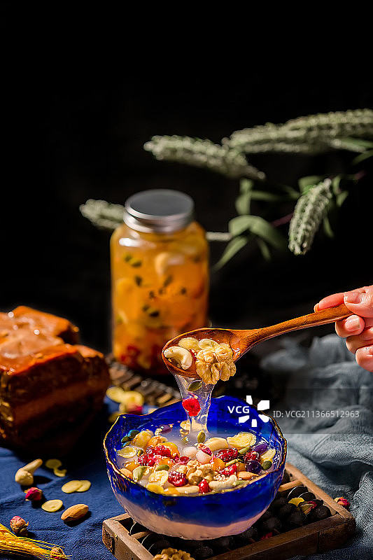 冰粉凉虾图片素材