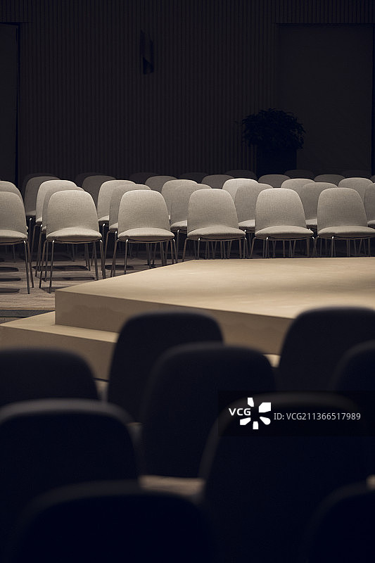 空无一人的观众席图片素材