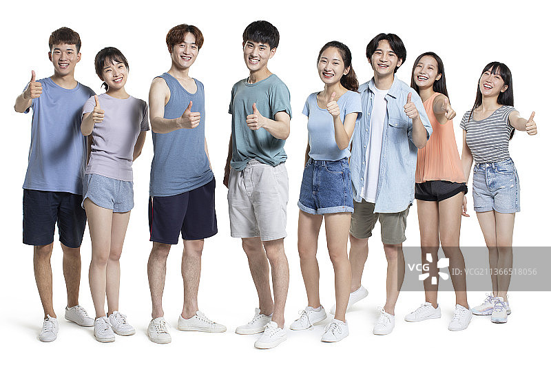 快乐的大学生肖像图片素材