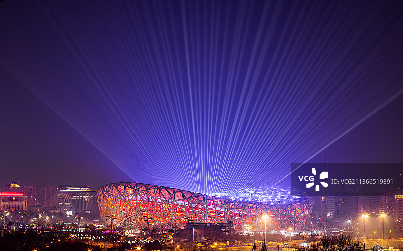 东奥的鸟巢图片素材