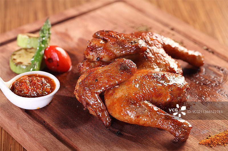 特色美味烧春鸡图片素材