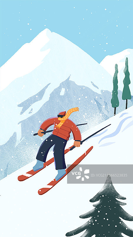 滑雪运动滑雪图片素材