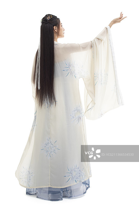 年轻古装美女图片素材