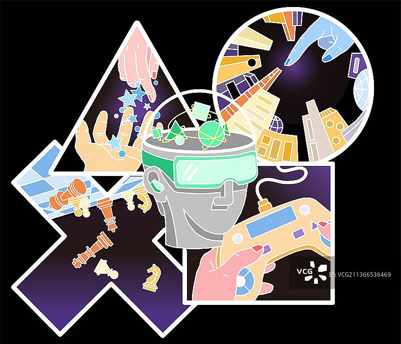 元宇宙--游戏新体验图片素材