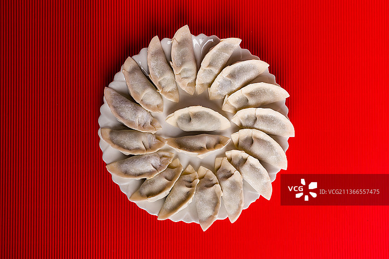 春节过年包饺子图片素材