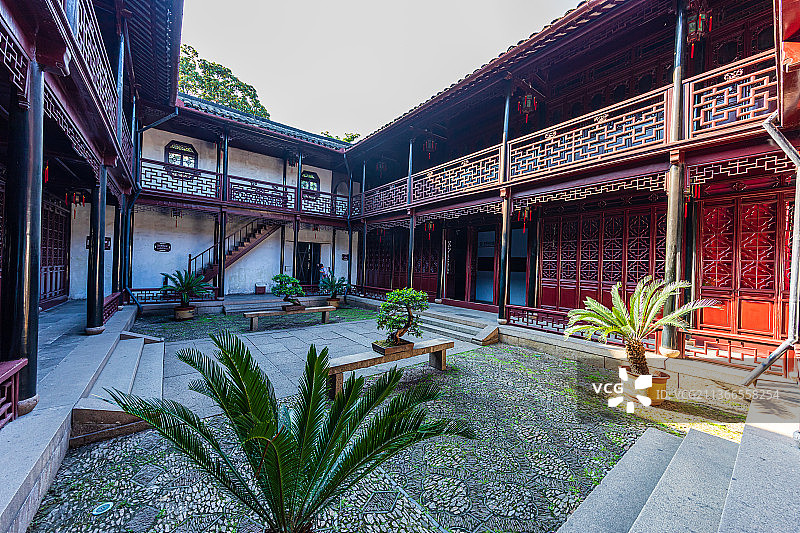 江苏苏州同里退思园图片素材