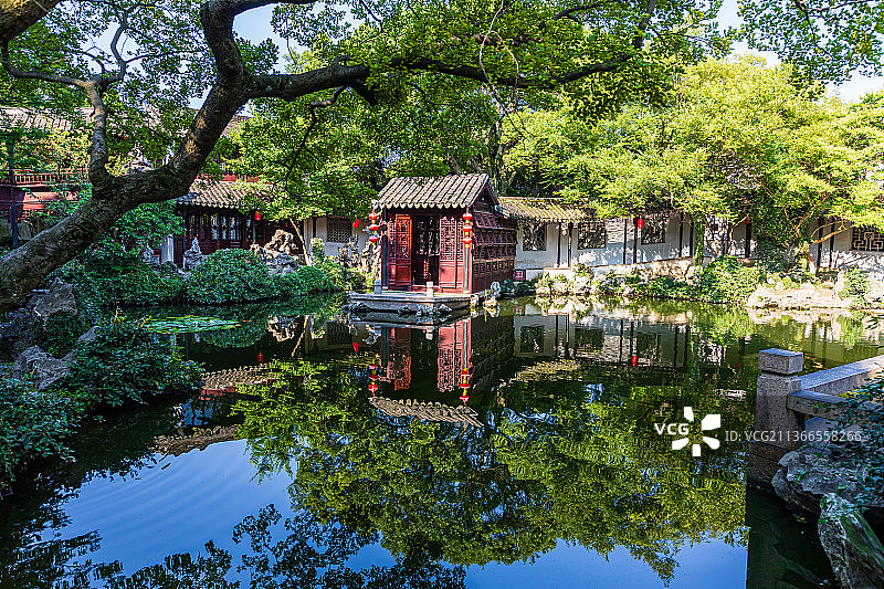 江苏苏州同里退思园图片素材