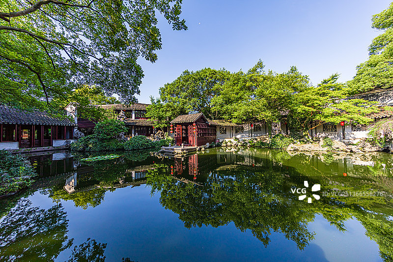 江苏苏州同里退思园图片素材