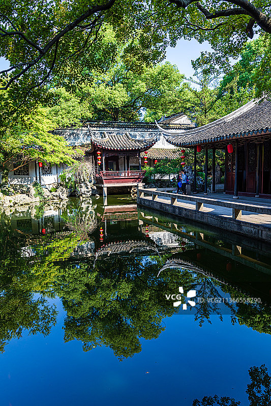 江苏苏州同里退思园图片素材