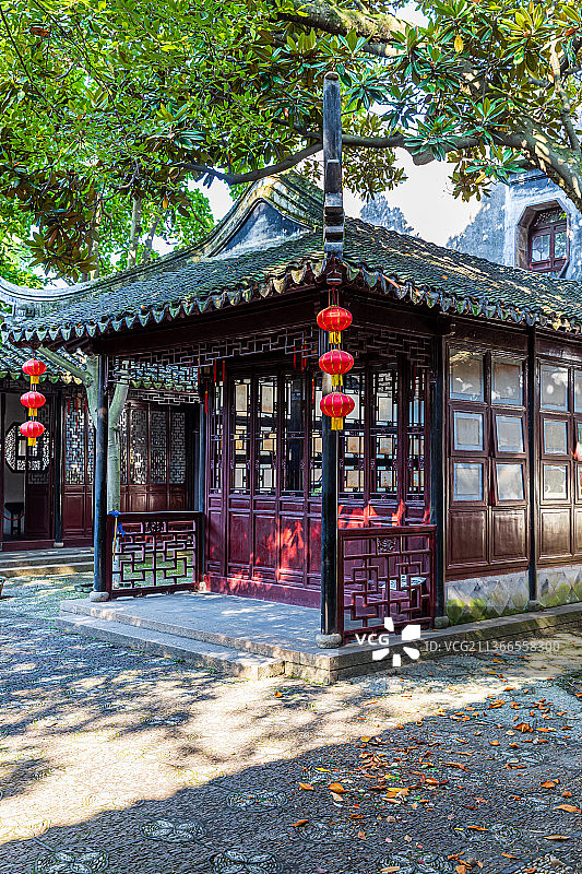 江苏苏州同里退思园图片素材