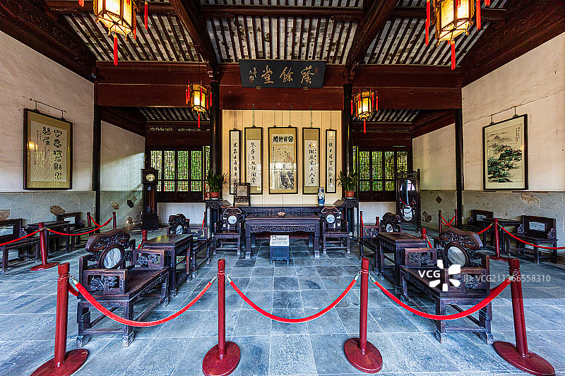 江苏苏州同里退思园图片素材