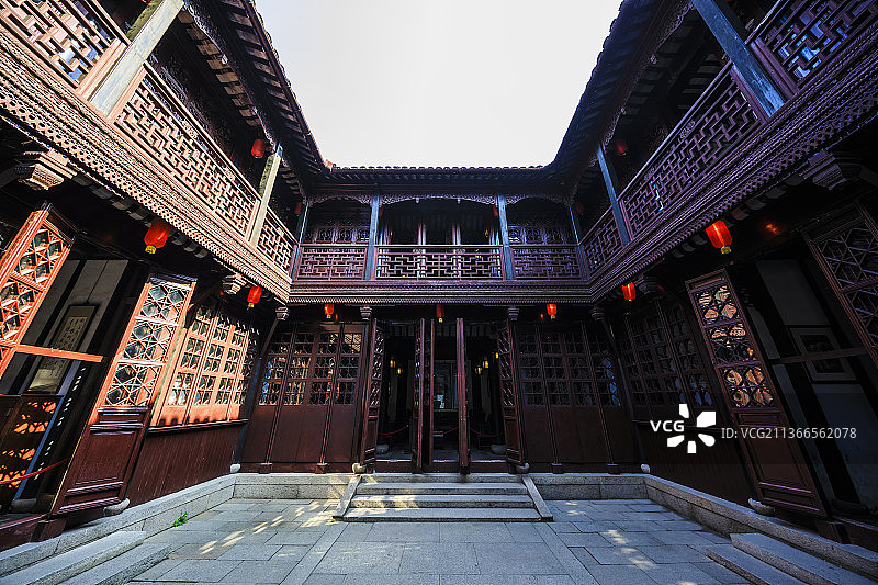 江苏苏州同里嘉荫堂图片素材